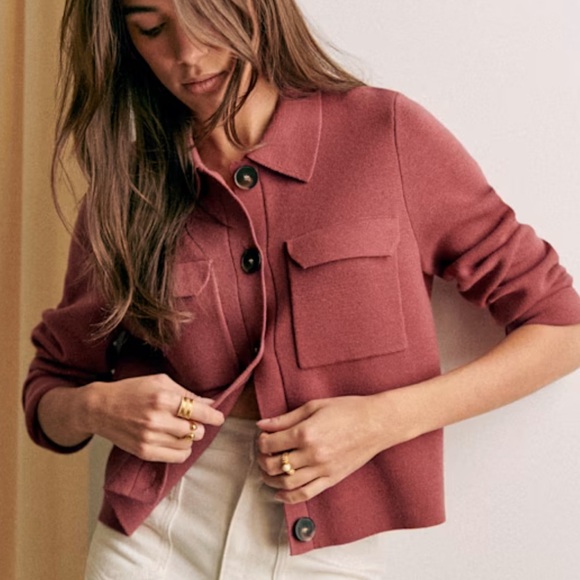 Sezane Sweaters - Sezane Rose Cardigan Sweater
